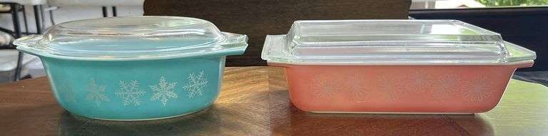 Vintage Pyrex Servers with Lids