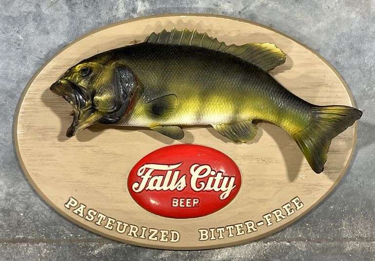 Falls City Beer Bass Composite Sign image