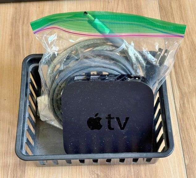 Sanyo 25" Flatscreen TV with Apple TV Box