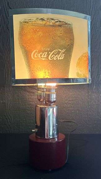 Coca-Cola Lighted Revolving Lamp image