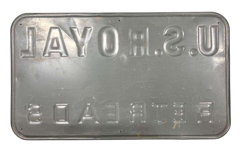 U.S. Royal Quality Retreads Metal Sign