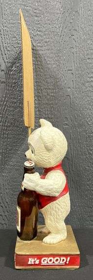 Fehr's Draught Beer Chalk Statue Counter Display