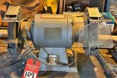 6" Bench Grinder & C-Clamps