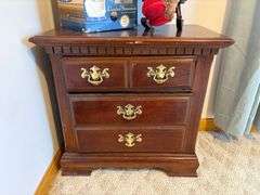 Nightstand, Snoopy & Christmas Display Pieces