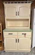 Enamel Top Kitchen Cupboard