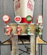 1950s  Vendo "Galaxie" Island Drink Coca-Cola Back Bar Light Up Dispenser