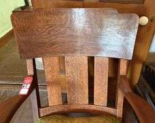 Early Tiger Oak Rocker