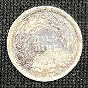 1862 Seated Liberty Half Dime