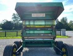 2008 John Deere 458 Round Hay Baler with Tandem Wheel Attachment