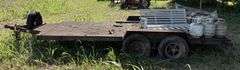 1990 ASM Flatbed Utility Trailer