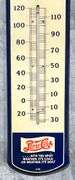 Pepsi-Cola "Big, Big Bottle" Metal Thermometer