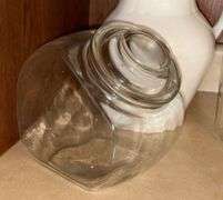 Country Display Jars & Iron Stone Pitcher