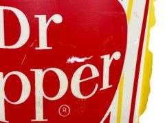 Dr. Pepper Lighted Counter Sign Display