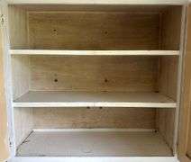 Early White Painted Kitchen Cupboard