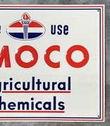 Amoco Agricultural Chemicals Metal Sign