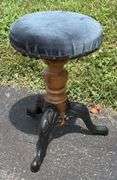 Early Stool with Cast Iron Legs
