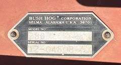 Bush Hog 286 3-pt Rotary Mower