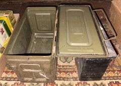 Ammo Boxes & 12 Gauge Shotgun Shells