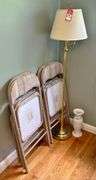 Folding Chairs, Office Chair & Lamp