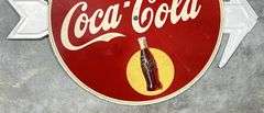 Kay Coca-Cola "Ice Cold Coca-Cola" with Arrow Display