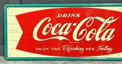 1962 Coca-Cola "Enjoy That Refreshing New Feeling" Metal Sign