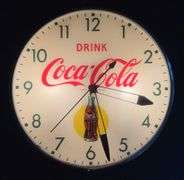 Coca-Cola Lighted Pam Clock