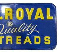 U.S. Royal Quality Retreads Metal Sign