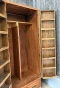 Oak Wardrobe on Castors