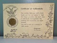 Kingstate Prestige Collection "Michelle" Doll