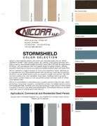 Nicorr Stormshield 29 Gauge Metal Siding/Roofing, qty: 25 sheets & Sure Loc #10 1.5" Hex Head Metal Screws, qty: 500 screws