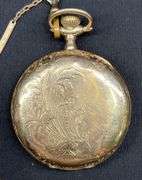 Vintage Waltham 15 Jewel Pocket Watch with Chain