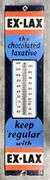 Ex-Lax "The Chocolate Laxative" Drug Store Porcelain Thermometer