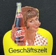 Pepsi-Cola Decal Sign