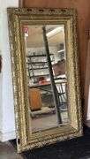 Massive Guiled Beveled Mirror