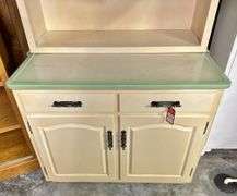 Enamel Top Kitchen Cupboard