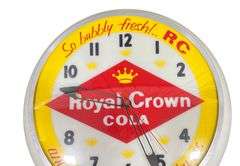 Royal Crown Cola Dualite Lighted Clock