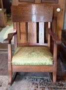 Early Tiger Oak Rocker