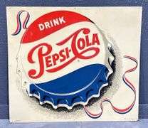 Pepsi-Cola Metal Sign