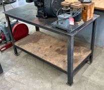 Shop Built Steel Table