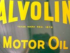 Ask For Valvoline Motor Oil Metal Button Sign
