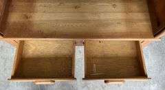 Solid Oak S-Curve Roll Top Desk