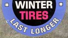 Gulf Winter Tires Metal Dealer Display