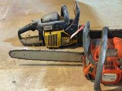 Husqvarna 235 & McCulloch Mac 3818 Gas Powered Chainsaws