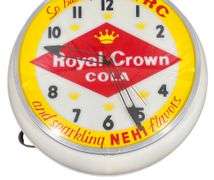 Royal Crown Cola Dualite Lighted Clock