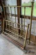 Vintage Full-Size Brass Bed