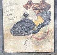 1953 Good Year "Stick-On-Soles and Heels" Carboard Sign