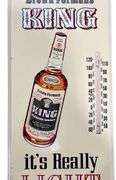 Brown-Forman's King Blended Whisky Metal Thermometer