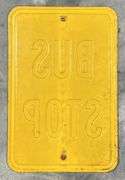 Bus Stop Metal Road Sign