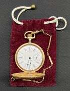 Vintage Waltham 15 Jewel Pocket Watch with Chain