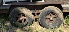 1990 ASM Flatbed Utility Trailer